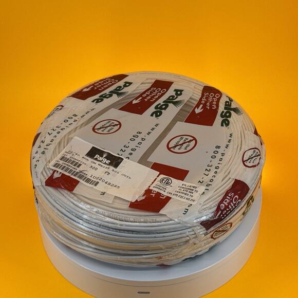 Paige Datacom 500ft Bulk Sound/Security Cable 22/4c Sol CM White - Picture 7 of 16